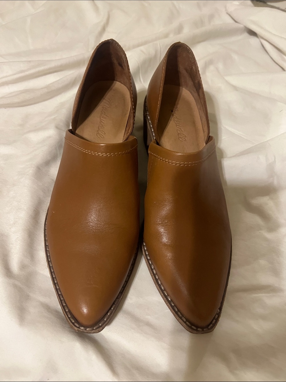 Madewell Classic Pointed Toe Slip-On Booties